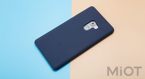Чохол бампер силіконовий для Xiaomi Mi Mix 2 Blue Original 1173700014
